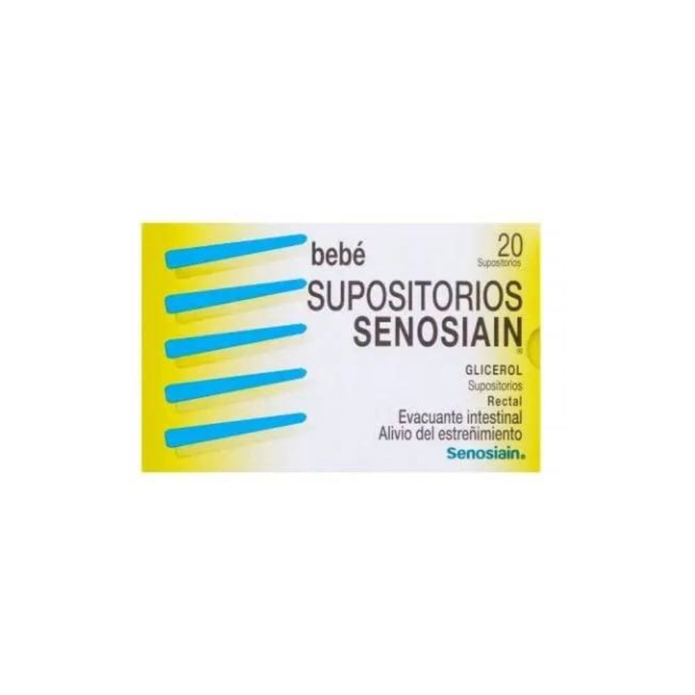 Supositorios Senosiain Bebe 1.380 G Con 20