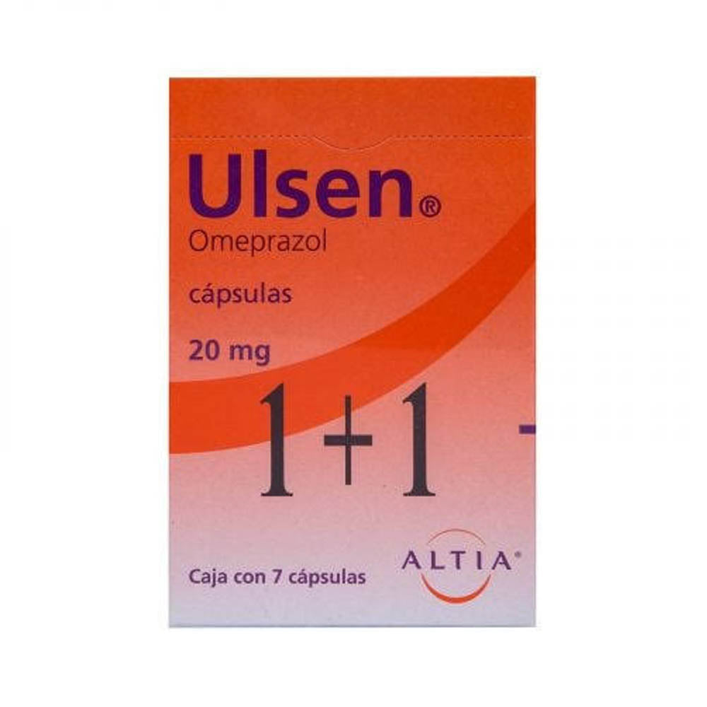 ULSEN 20 MG CAPSULAS 7 OFTA 11