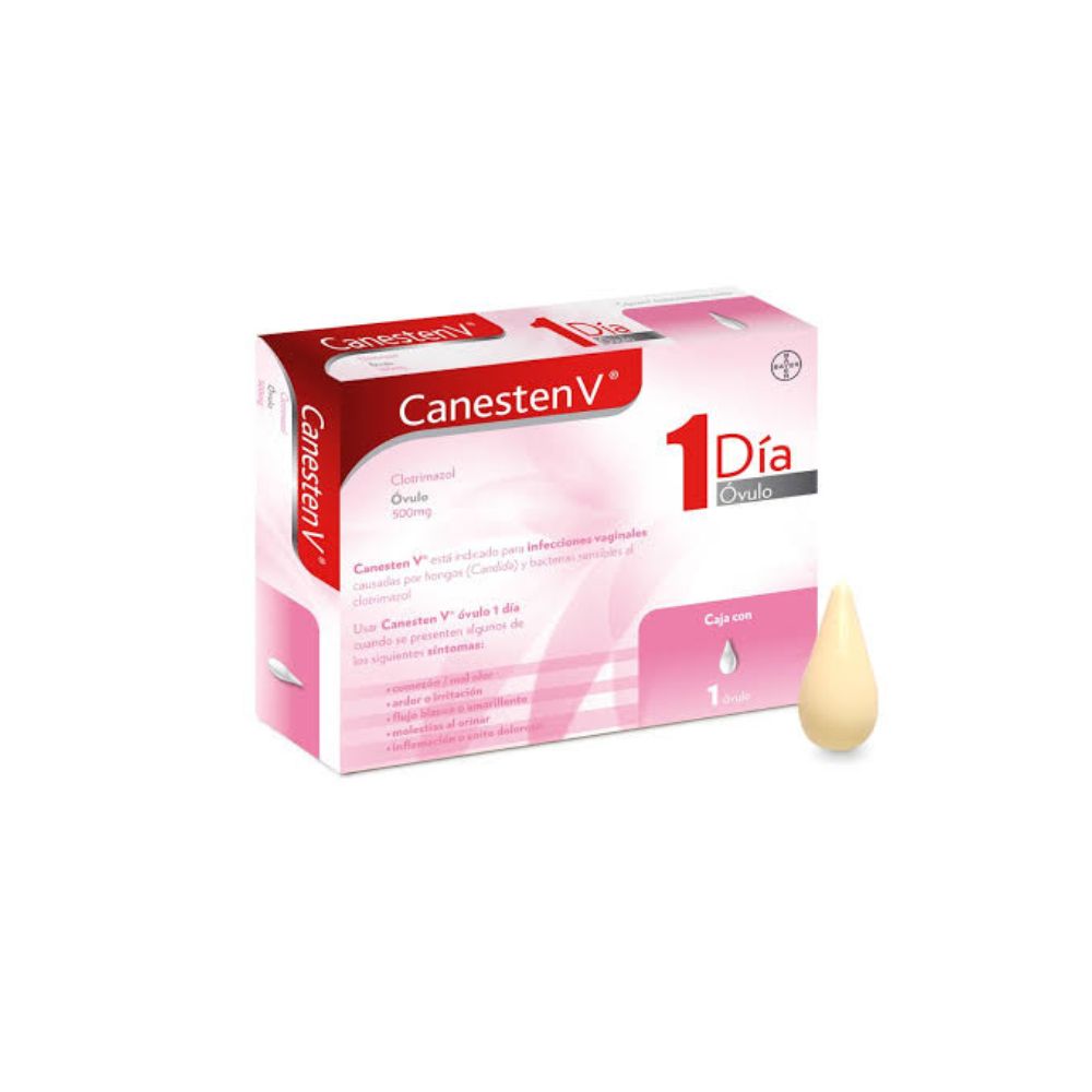 Canesten-V 1 Dia 500 Mg Con Un Ovulo