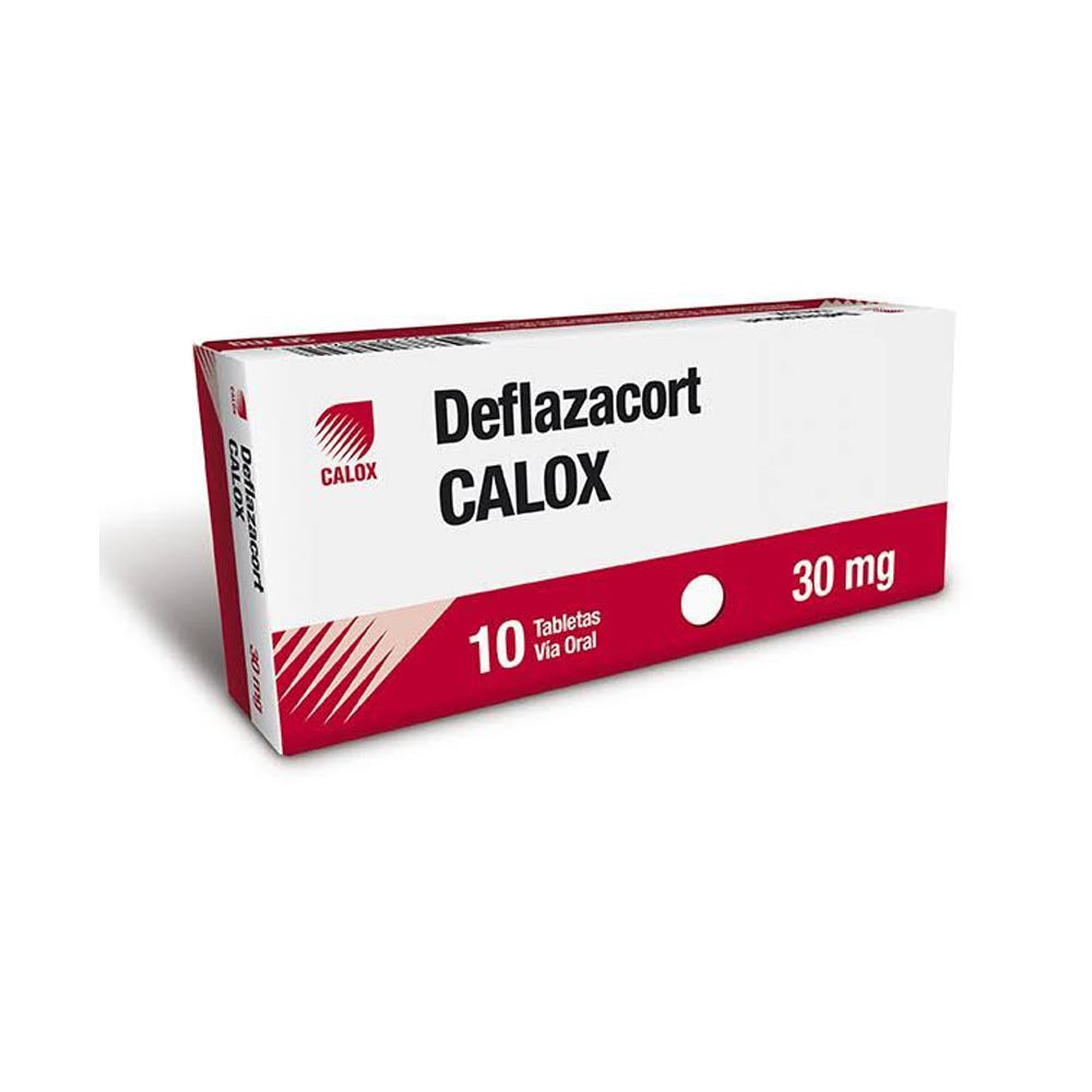 DEFLAZACORT TABLETAS 30 MG CON 10