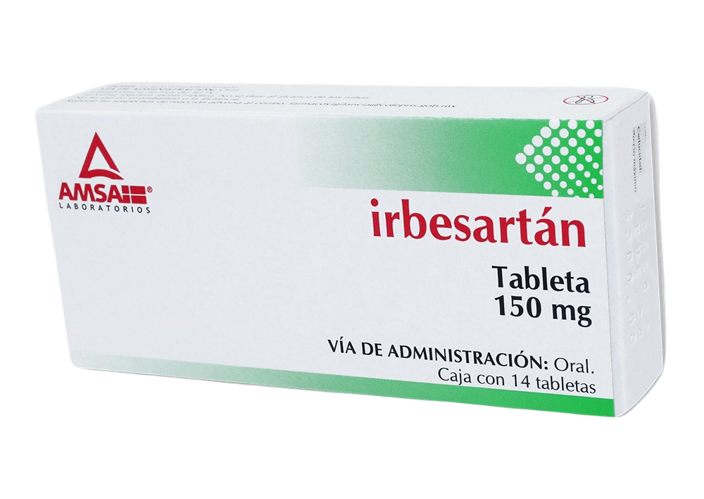 Irbesartan 150 Mg Con 14 Tabletas