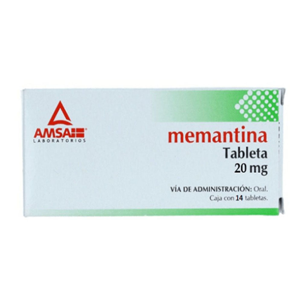 MEMANTINA 20 MG CON 14 TAB