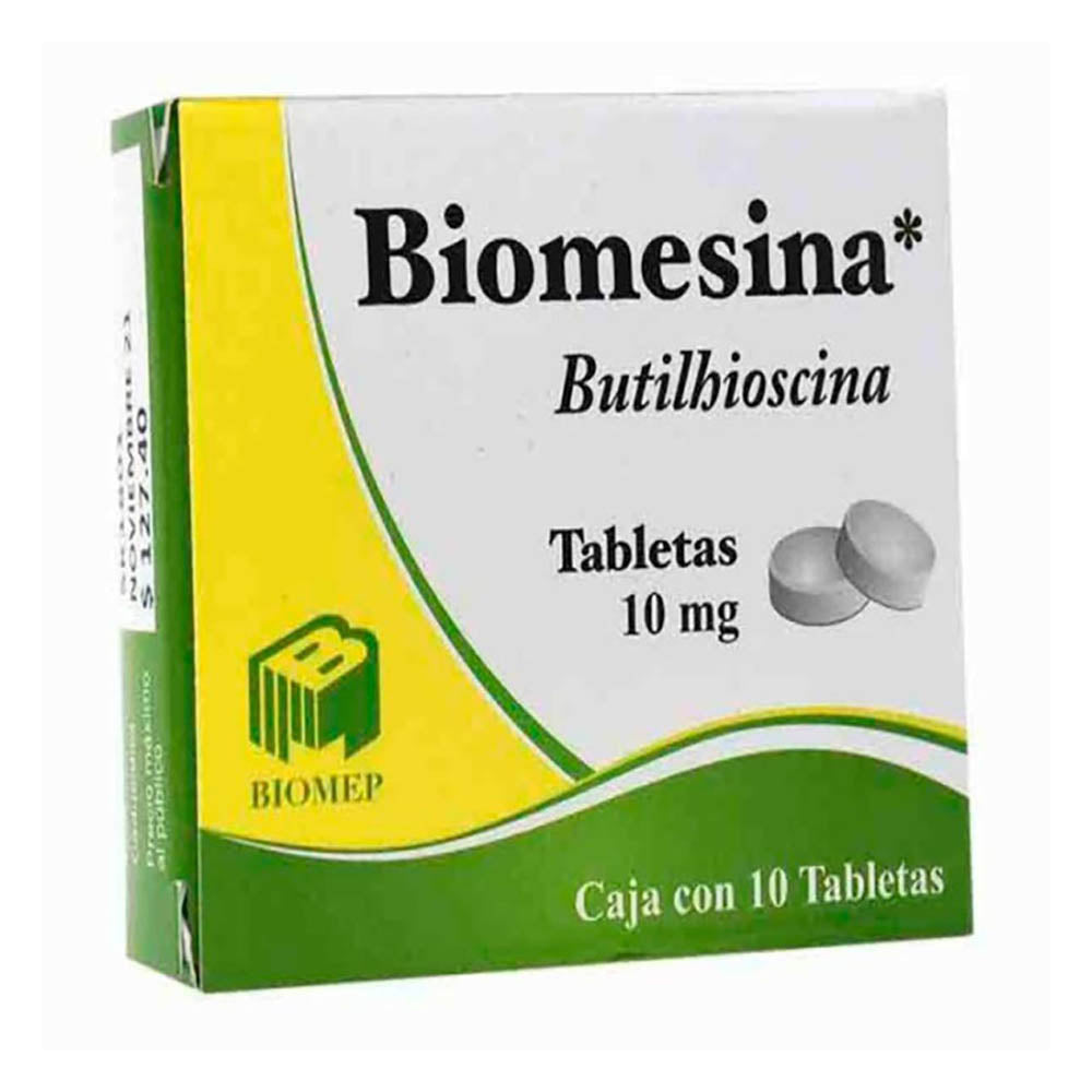 Butilhioscina 10 Mg Con 10 Tabletas Amsa
