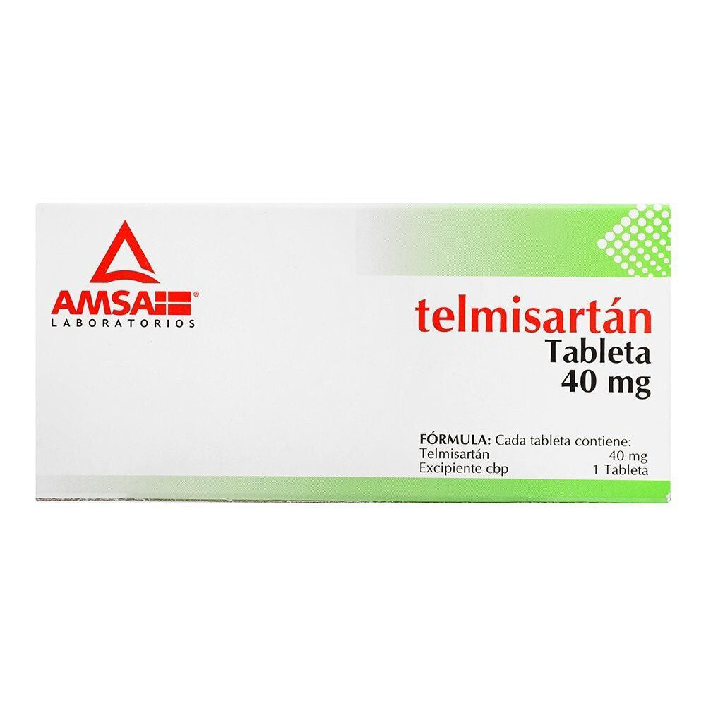 TELMISARTAN TABLETAS 40 MG CON 28