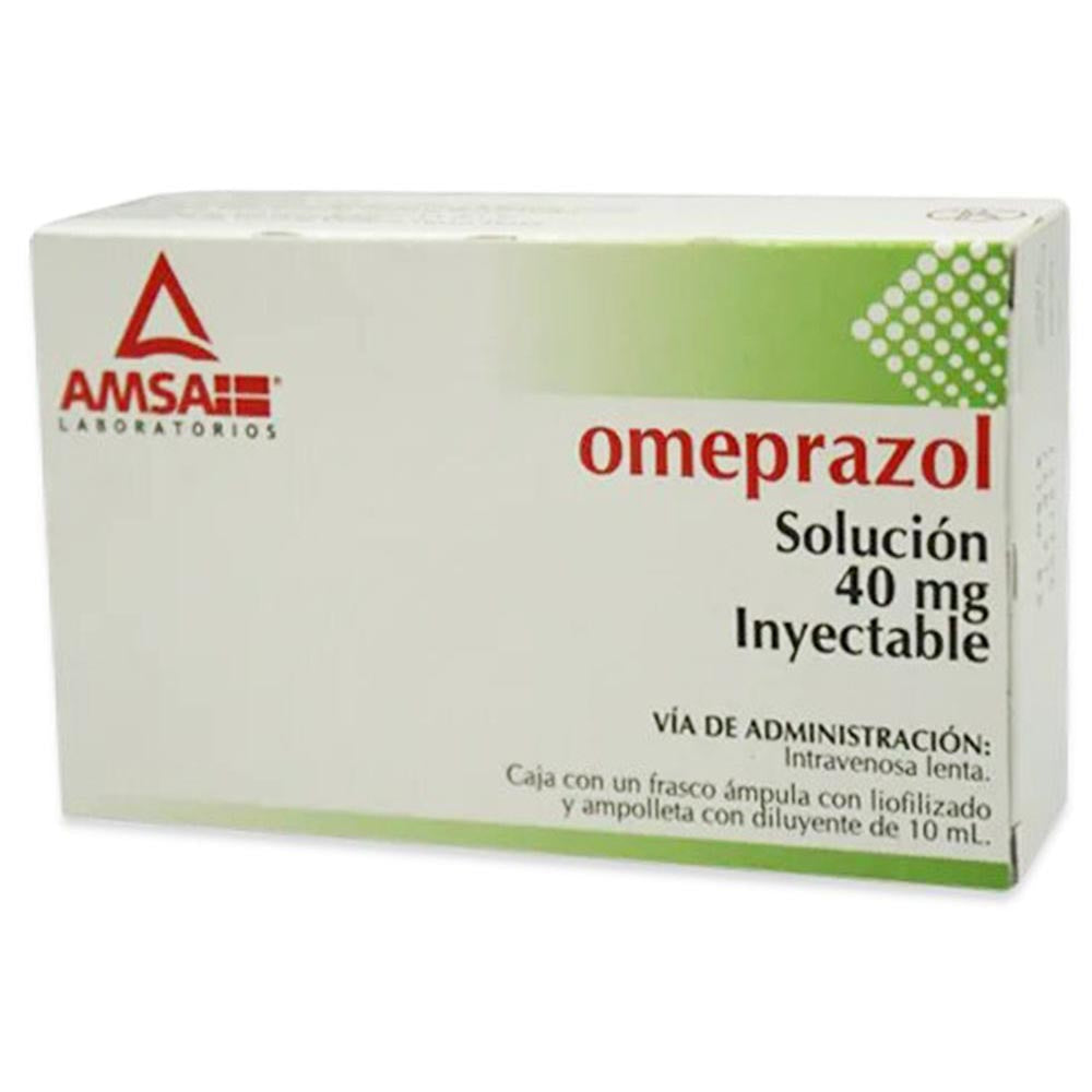Omeprazol Solucion  Inyectable  40 Mg C/Fco Ampolletas
