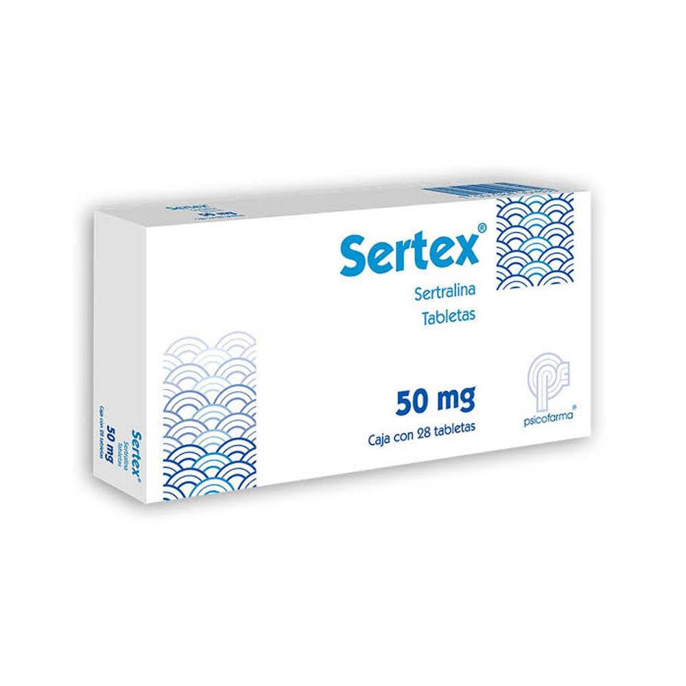 SERTEX 50 MG TABLETAS 28