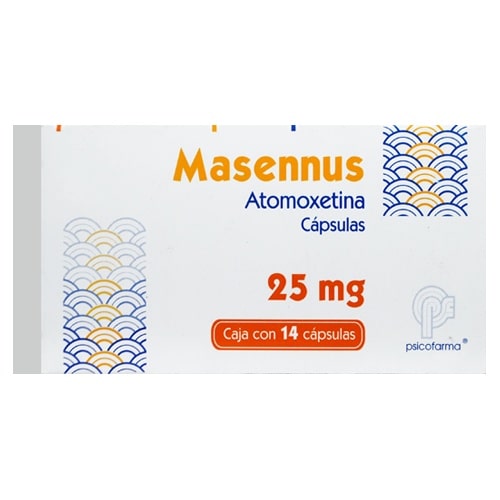 MASENNUS 25 MG CAPSULAS 14