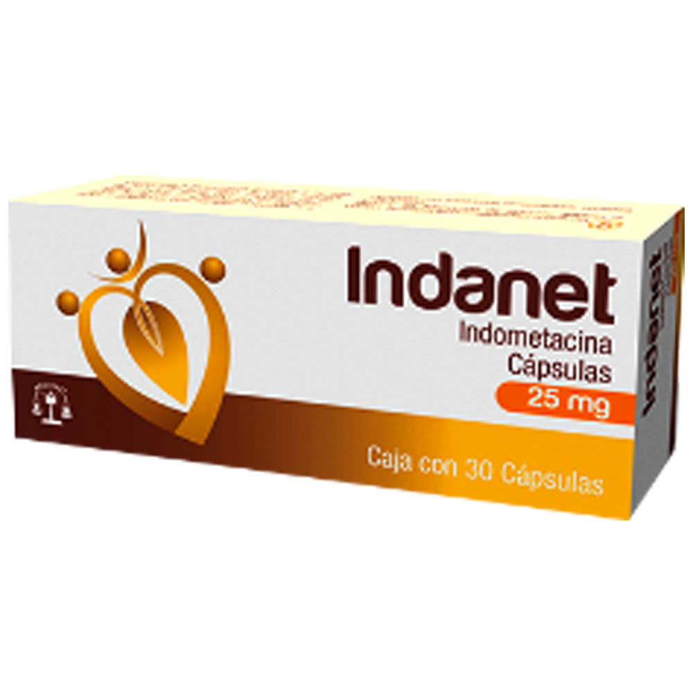 INDANET (INDOMETACINA) 25 MG CON 30 CAP