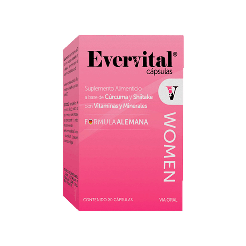 Evervital Women Suplemento Alimenticio 30 Capsulas