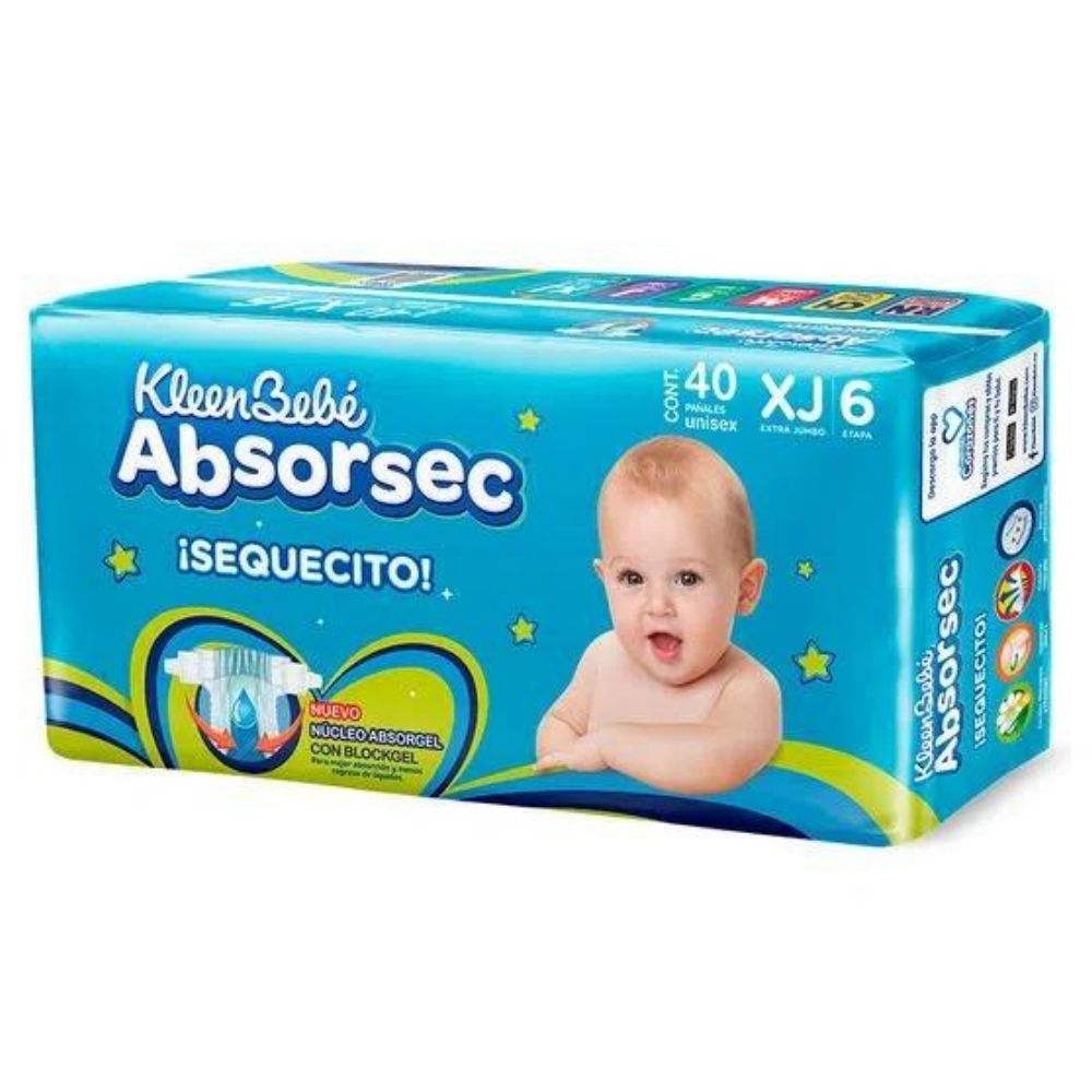 Pa¤al Klenbebe Absorsec Ultra Extra Jumbo C/40