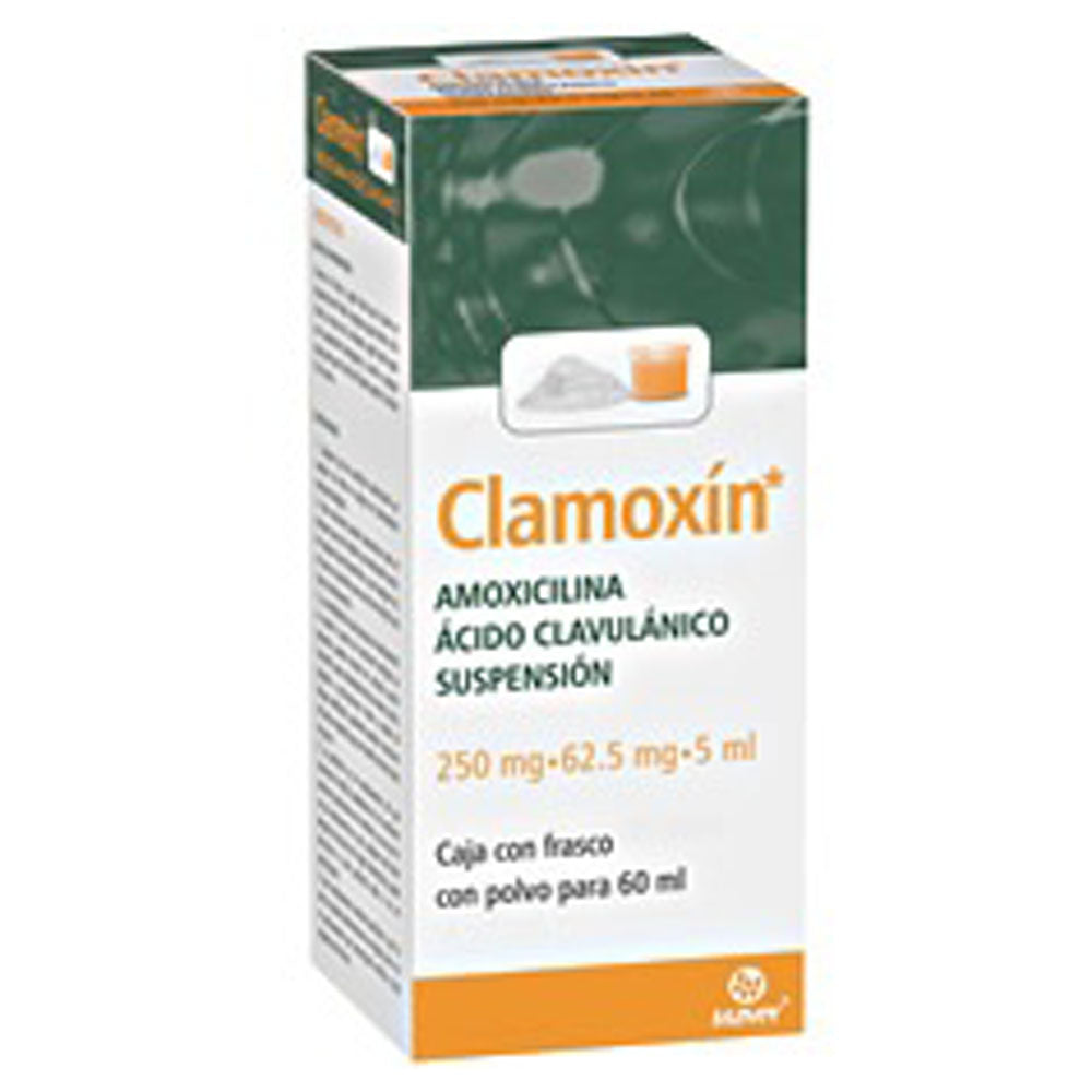 Clamoxin (Amoxicili/Acido Clavula) Suspension 250 Mg 60 Ml