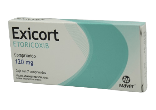 Exicort (Etoricoxib) 120 Mg Con 7 Comprimidos