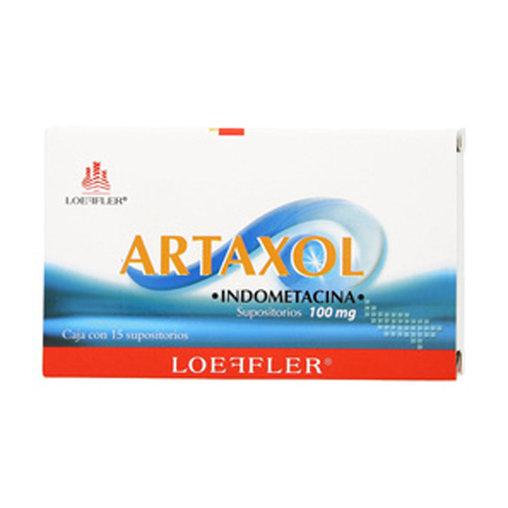 ARTAXOL (INDOMETACINA) 100 MG SUPS 15