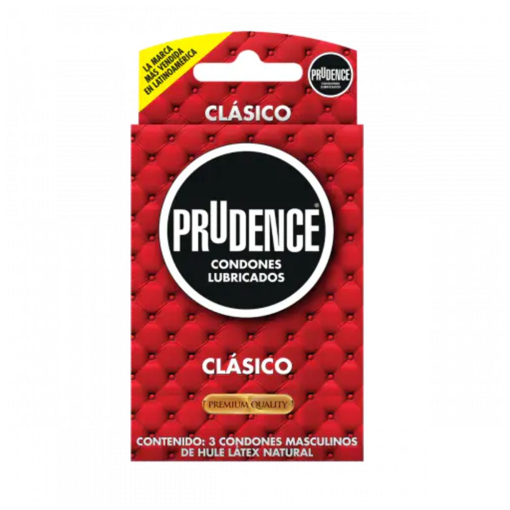 Preservativos  Prudence Clasico Con 3 Piezas