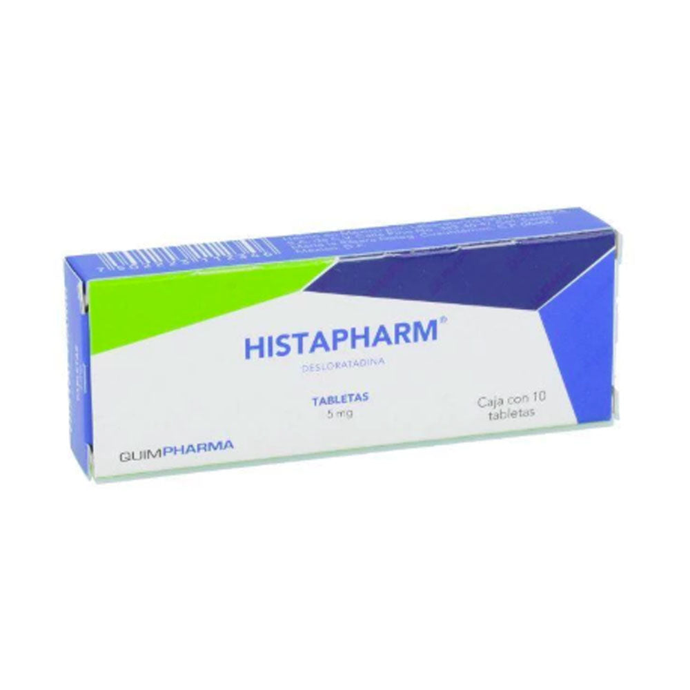 Histapharm (Desloratadina) 5 Mg Con 10 Tabletas