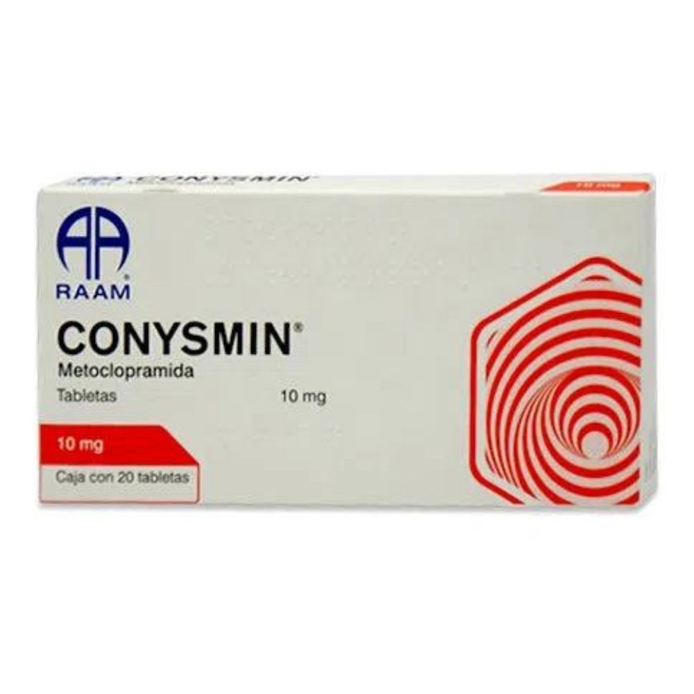 CONYSMIN (METOCLOPRAMIDA) 10 MG TABLETAS 20