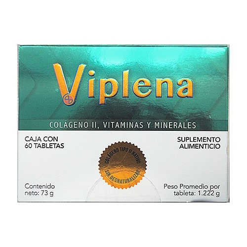 VIPLENA SUPLEMENTO ALIMENTICIO TABLETAS 60