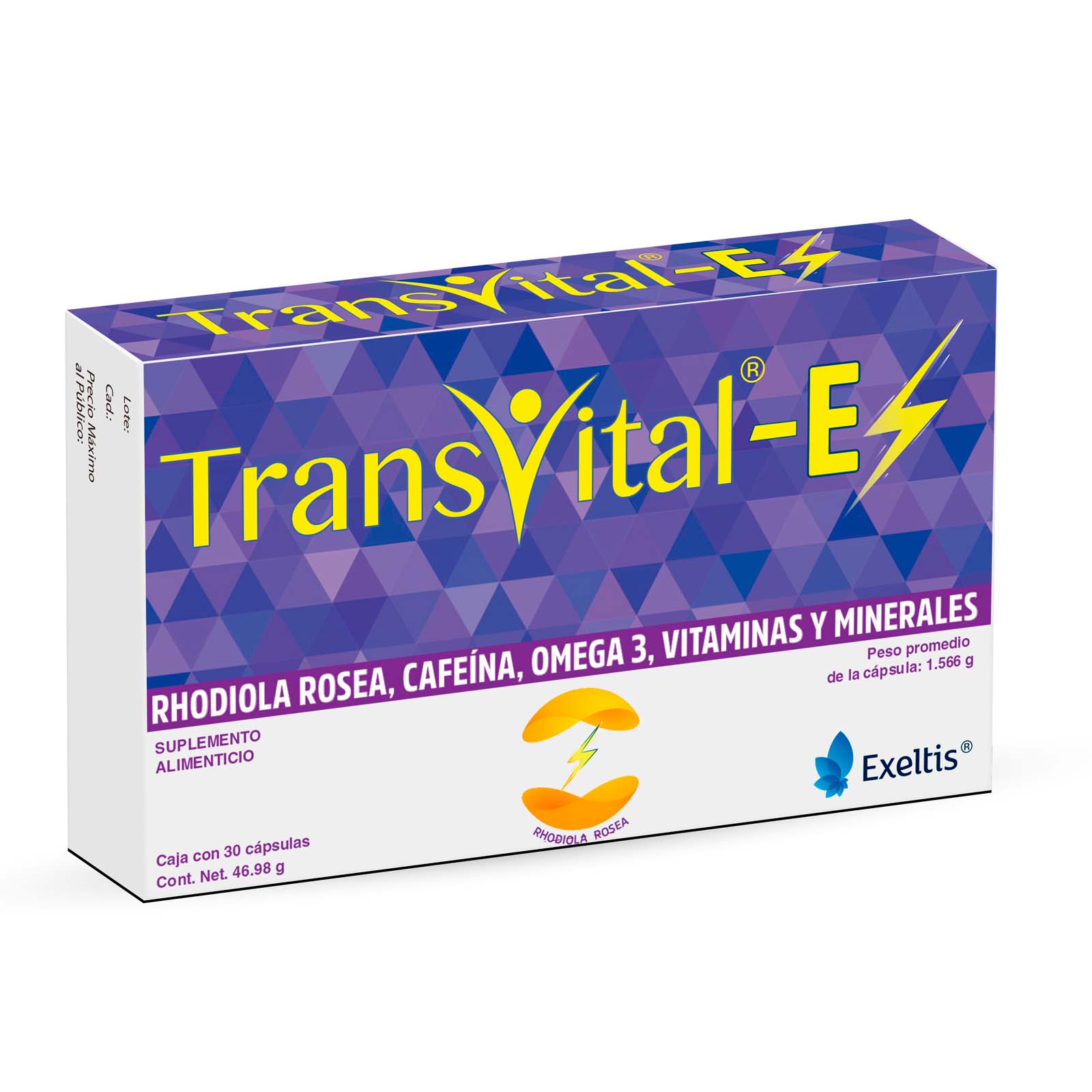 Transvital E 46.98 G Suplemento Alimenticio 30 Capsulas