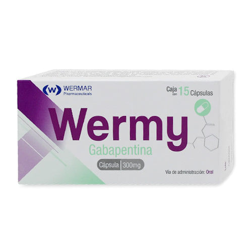 Wermy (Gabapentina) 300 Mg Con 15