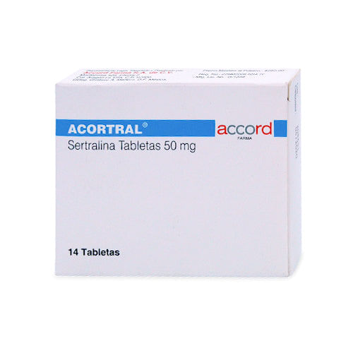 Acortral (Sertralina) 50 Mg Con 14 Tabletas