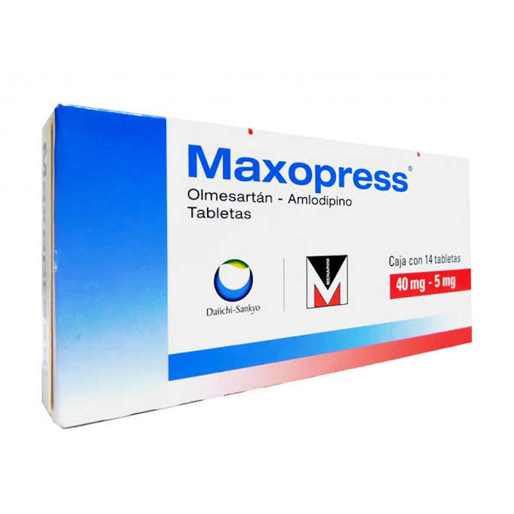 Maxopress 40 Mg/5 Mg Tabletas 14