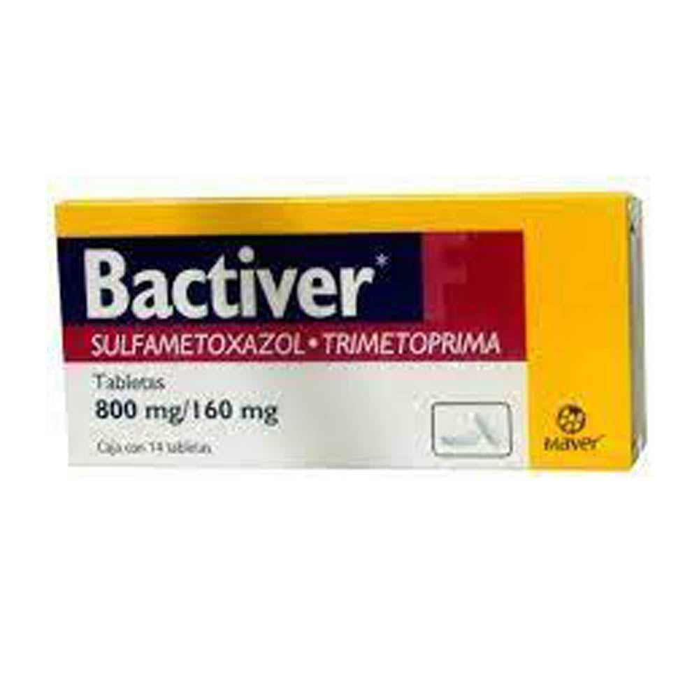Bactiver F (Sulfametazol/Trimetoprima) 160/800 Mg Tabletas Con 14