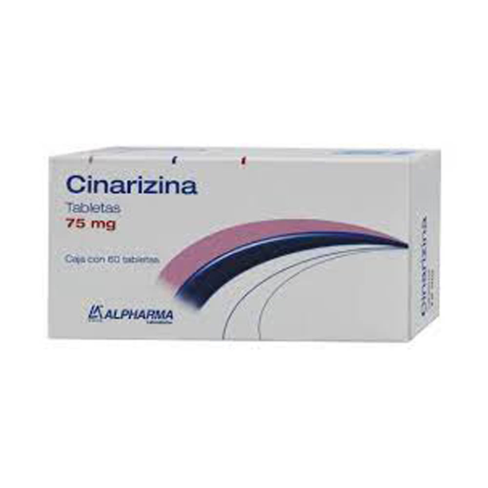 Cinarizina 75 Mg 60 Tabletas 