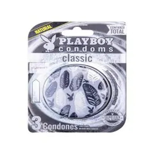 Preservativo Playboy Clasico Con 3 Piezas