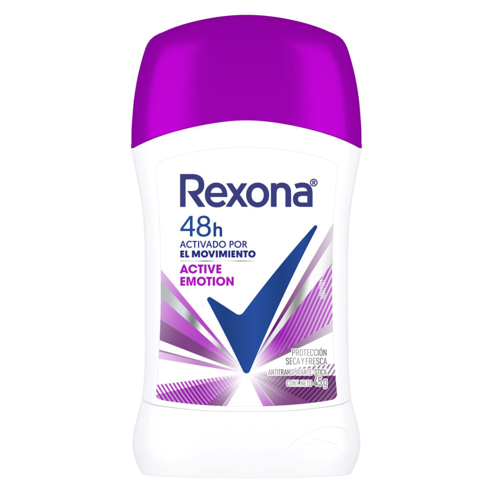 Desodorante Rexona Activ Emo 48 H Stick 45 G