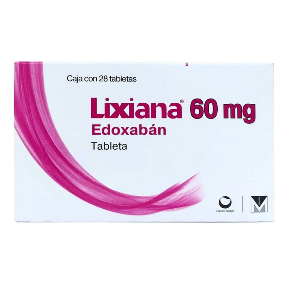 Lixiana 60 Mg 28 Tabletas