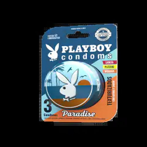 Preservativo  Playboy Paradise Tex Con 3 