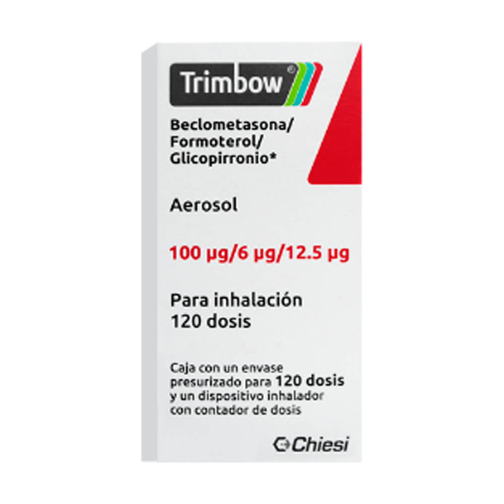 TRIMBOW 100 6 12.5 INH AER 120 DOS