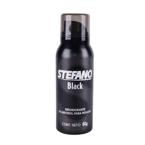 Desodorante Stefano Black Spray 60 Gramos