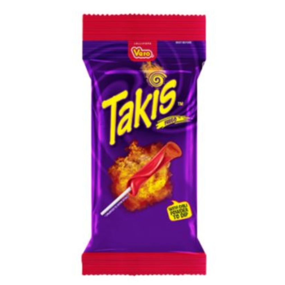 TAKIS PALETA FUEGO 24 G