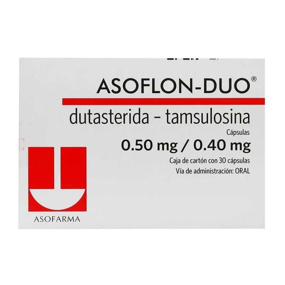 ASOFLON-DUO 0.5 MG/0.4 MG CAPSULAS 30