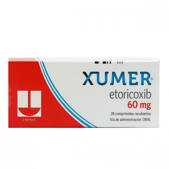 Xumer 60 Mg Con 28 Tabletas