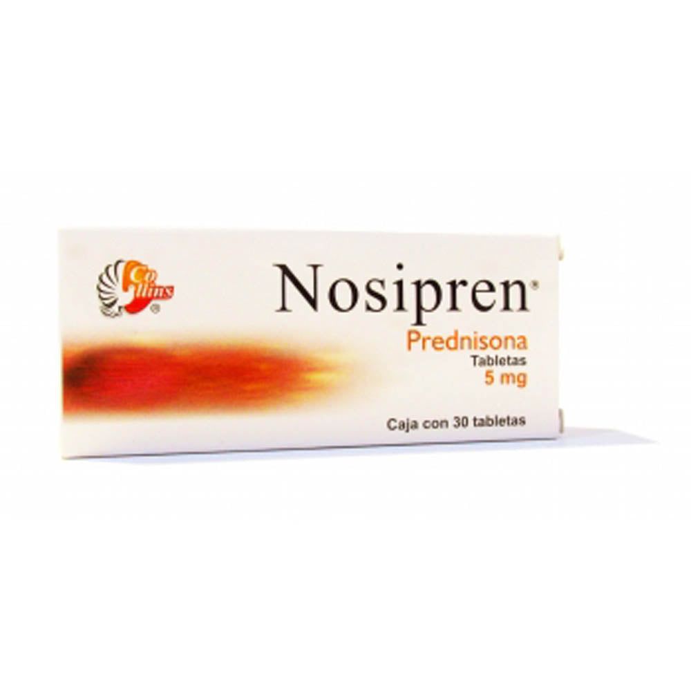 NOSIPREN (PREDNISONA) 5 MG CON 30 TABLETAS