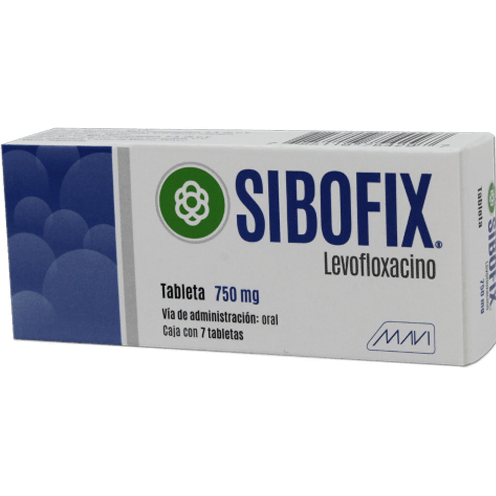 Sibofix (Levofloxacino) 750 Mg Con 7 Tabletas