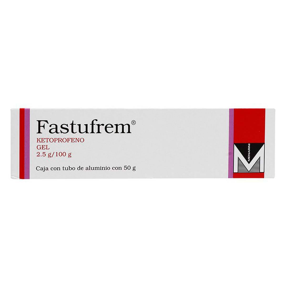 Fastufrem (Ketoprofeno) Gel 2.5 100 G Con 50 Tabletas